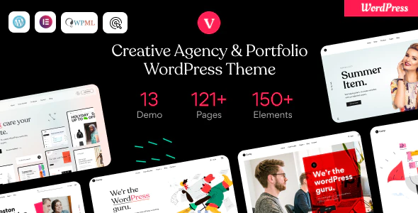 vCamp Creative Agency & Portfolio WordPress Theme v1.7 Download