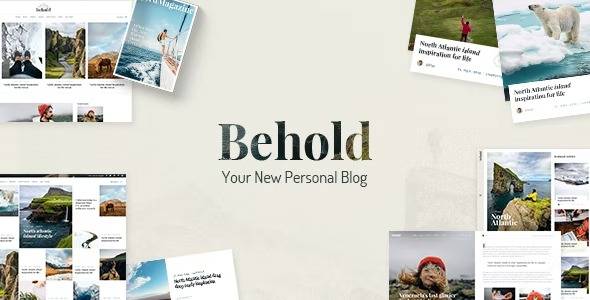 Behold v1.3 Personal Blog WordPress Theme