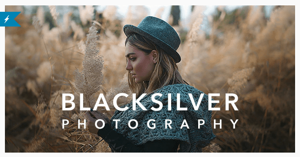 Blacksilver Photography Theme for WordPress