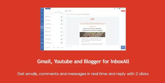 Blogger Gmail and Youtube for InboxAll