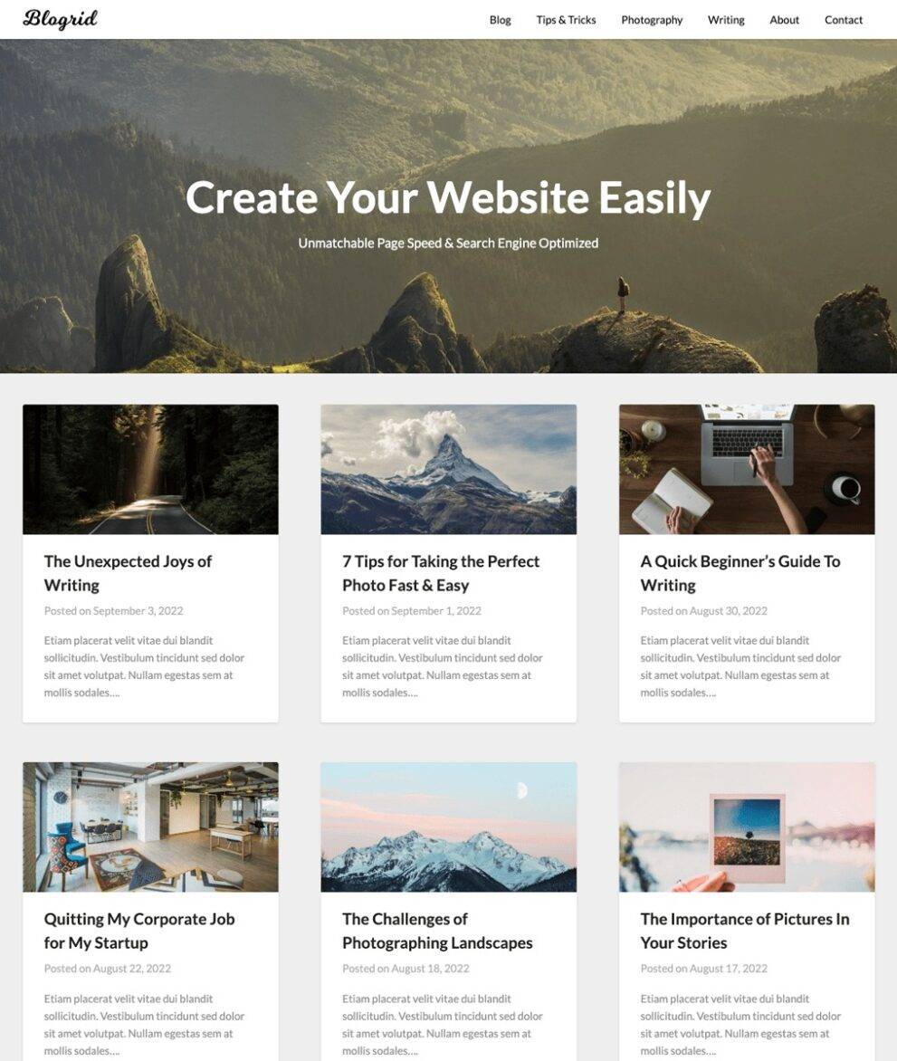 Blogrid v120.4 (Superb Themes) WordPress Theme Download