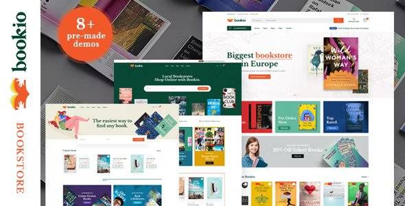 bookio – book store woocommerce wordpress theme nulled