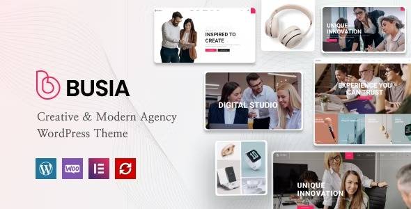 Busia v1.3.0 – Creative Agency WordPress Theme Download