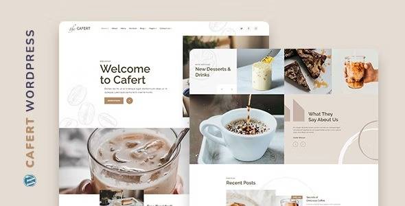 Cafert v1.0 – Cafe and Restaurant WordPress Theme