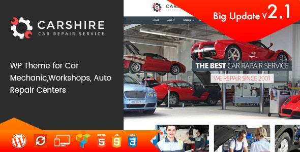 CarShire v3.5 Auto Mechanic & Repair WordPress Theme