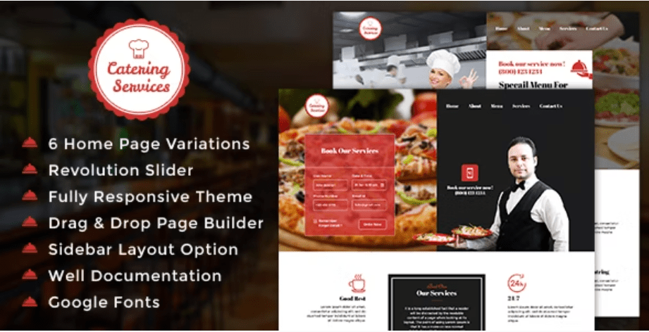 Chef Catering WordPress Theme v.1.2 Download