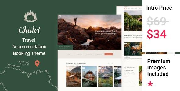 Chalet v.1.0 – Travel Accommodation Booking WordPress Theme (Updated)