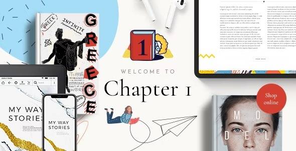 ChapterOne Bookstore and Publisher Theme v1.5 Download