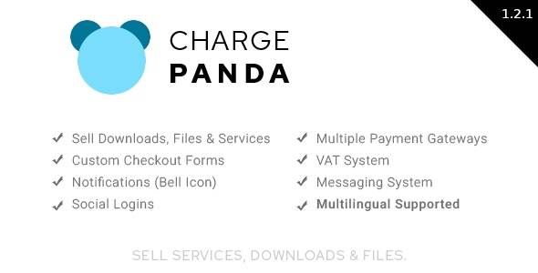 ChargePanda v.1.2.2 – Sell Downloads & Files and Services PHP Script Download