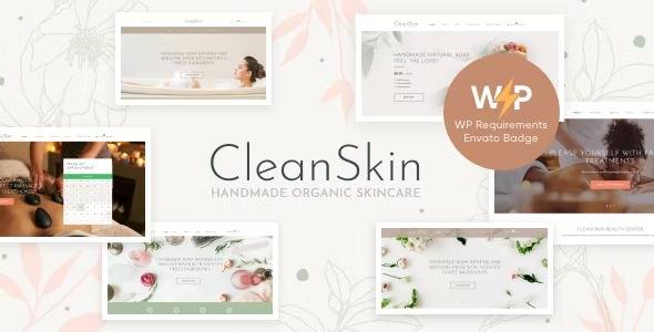 CleanSkin v1.4.2 – Handmade Organic Soap & Natural Cosmetics Shop WordPress Theme