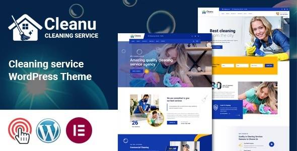 Cleanu v1.0.5 Best Cleaning Services WordPress Theme Download