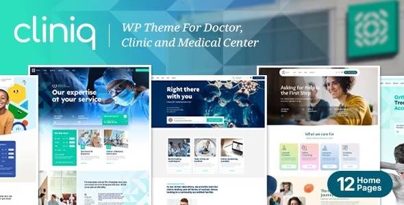 Cliniq WordPress Theme for Doctors, Clinic & Medica 1.0.7