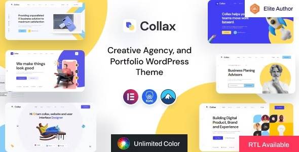 Collax v1.0.9 – Creative Agency WordPress Theme