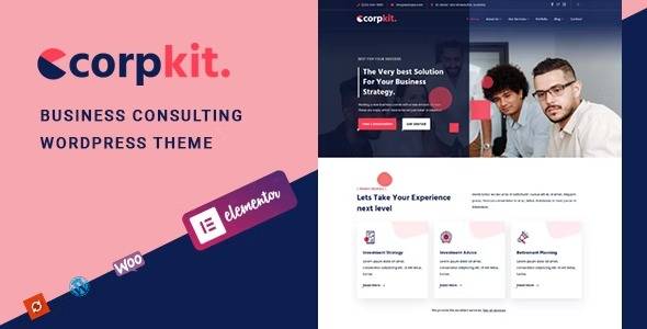 Corpkit v.1.0.1 Business Consulting WordPress Theme