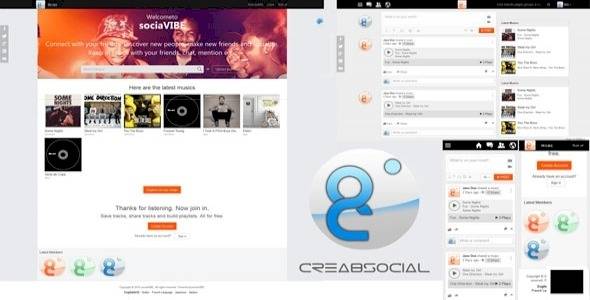 Crea8Social PRO v.7.2.1 Php Script Download