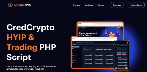 CredCrypto v3.1 – HYIP Investment and Trading Script (Updated)