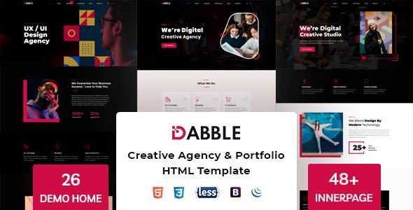 Dabble v1.6 – Creative Agency & Portfolio WordPress Theme Download