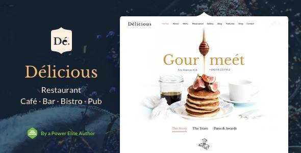 Delicioz v1.0.6 Restaurant WordPress Theme Download