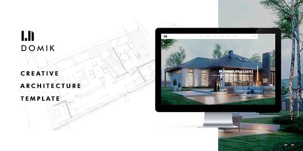 Domik v3.0.5 – Creative Responsive Architecture WordPress Theme