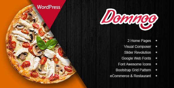 Domnoo v1.37 – Pizza & Restaurant WordPress Theme