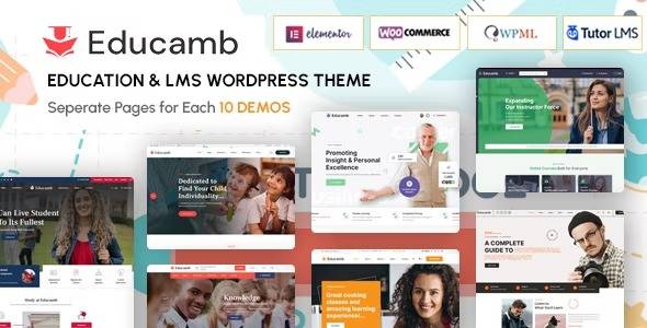 Educamb v1.3 Education WordPress Theme Download