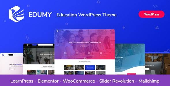 Edumy - LMS Online Education WordPress Theme download