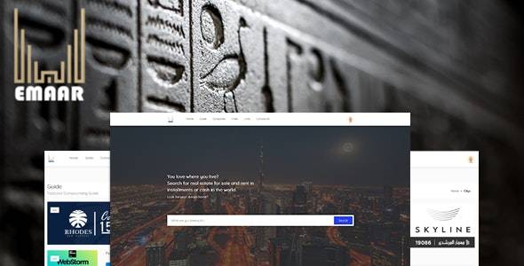 Emaar – Real Estate Agency Directory System Php Script Download