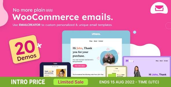 Email Creator v1.1.1 – WooCommerce Email Template Customizer WordPress Plugin Download