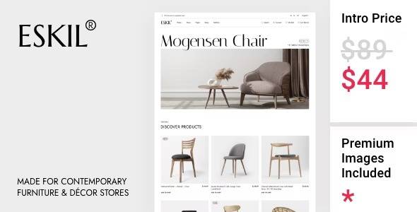 Eskil v.1.1 Furniture Store WordPress Theme Download