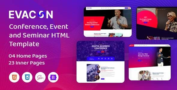 Evacon v1.0.7 Event & Conference WordPress Theme Download