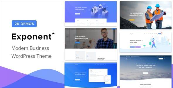 Exponent v1.3.0.3 – Modern Multi-Purpose Business Theme