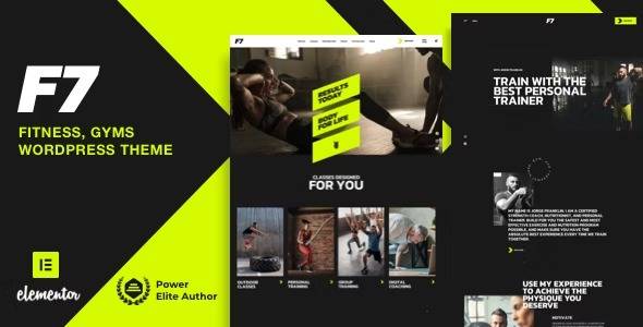 f7 fitness gym wordpress theme free download