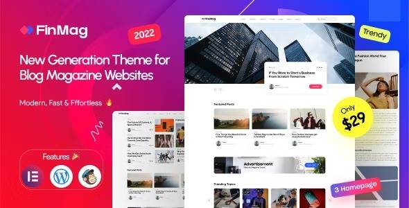 FinMag Magazine WordPress Theme