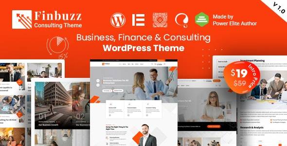 Finbuzz Corporate Business WordPress Theme