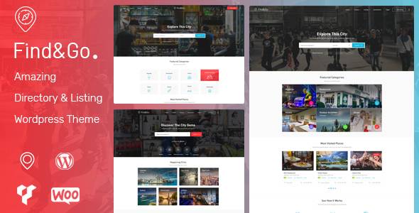 Findgo v1.3.44 Directory Listing WordPress Theme Download