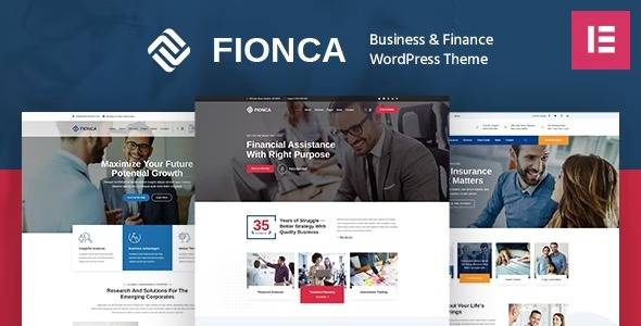 Fionca v2.1 – Business & Finance WordPress Theme Download