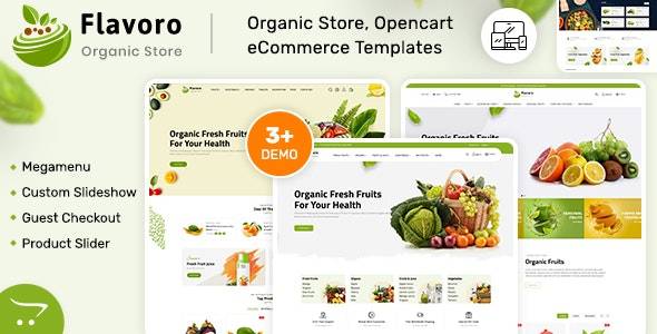 Flavero – Organic Food OpenCart Theme v2.0.7 Download