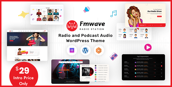 Fmwave v2.9.5 – Radio Station WordPress Theme + RTL