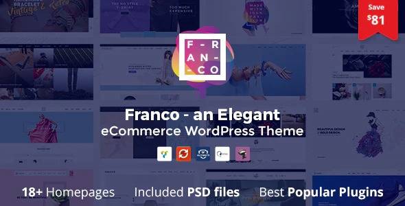 Franco v1.3.6 – Elegant WooCommerce WordPress Theme