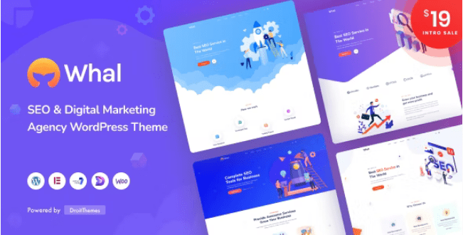 Whal v1.0.8 Digital Marketing & SEO WordPress Theme Download