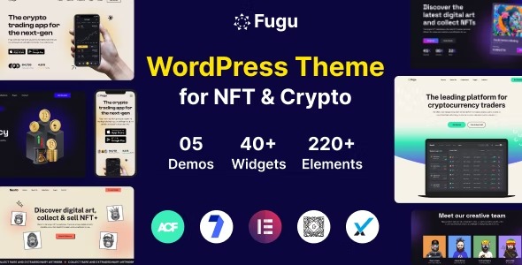 Fugu v1.0.4 – NFT & Crypto WordPress Theme