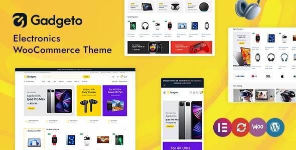 Gadgeto v.1.0.0 Electronics Store Elementor WooCommerce Theme Download