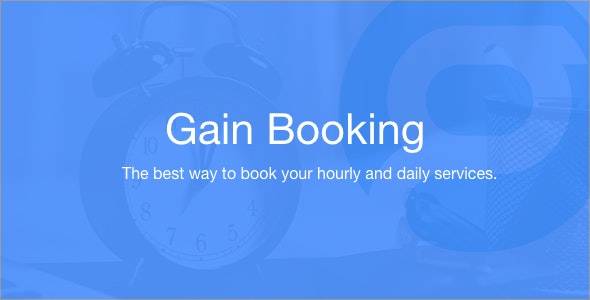 Gain Booking v.1.1.3 Php Script Download