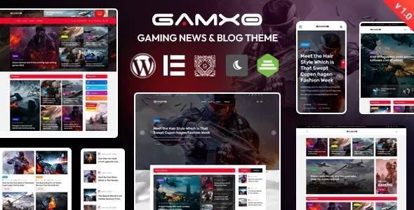 Gamxo v.1.6 WordPress Gaming News & Blog Theme Download (Updated)