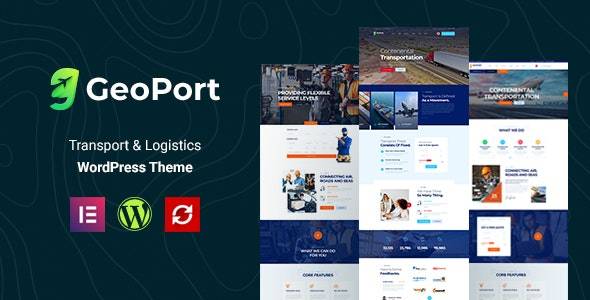 Geoport v2.0.7- Transport & Logistics WordPress Theme Download