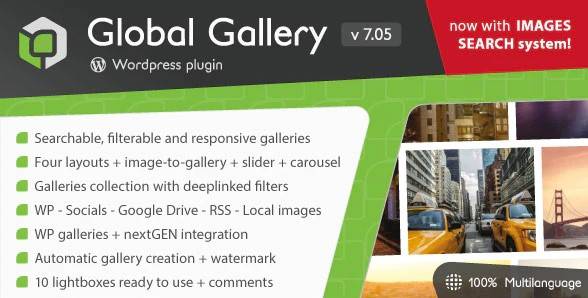 Global Gallery v8.3.0 (Updated) WordPress Responsive Gallery Plugin Download