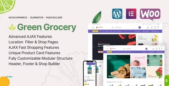 Green Grocery v1.1.0 (Updated) Online Supermarket & Organic Food eCommerce Theme Download