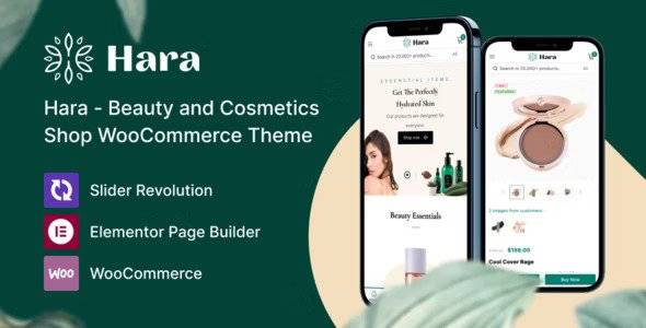 hara - beauty and cosmetics shop woocommerce theme