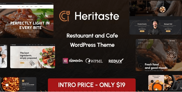 Heritaste v1.3 – Restaurant WordPress Theme Download