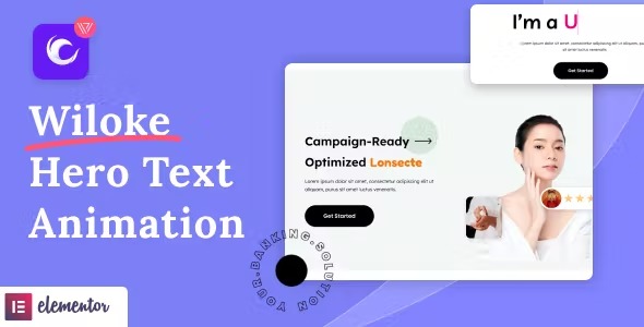 Hero Text Animation for Elementor Free Download Wiloke Nulled